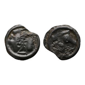Celtic Iron Age Coins - Continental - AE Big Head Potin
