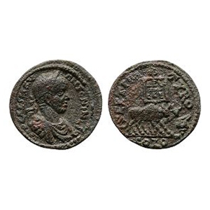 Ancient Roman Imperial Coins - Caracalla - Phoenicia Tyre - Leg III AE