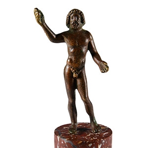 Roman Bronze Statuette of Jupiter
