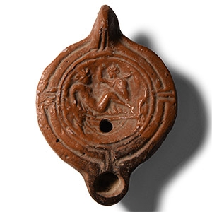 Roman Style Erotic Oil Lamp