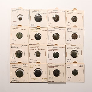 Ancient Greek Coins - Mixed Greek Coin Group [16]
