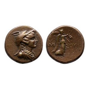 Ancient Greek Coins - Pontos, Amisos - Time of Mithradates VI - AE Eupator