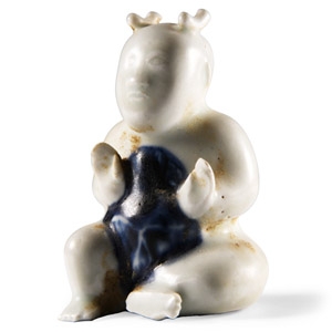Vietnamese Cau Mau Porcelain Baby