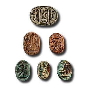 Steatite and Other Scarab Collection