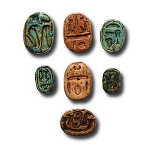 Steatite and Other Scarab Collection