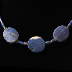Bactrian Style Lapis Lazuli Bead Necklace