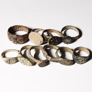 Medieval and Later Bronze Ring Group