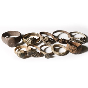 Medieval and Later Bronze Ring Group