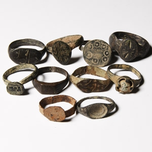 Medieval and Later Bronze Ring Group