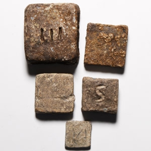 Roman Lead Weight Group