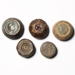 Byzantine Bronze Trade Weight Collection