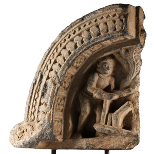 Gandharan Gable Section with Figure