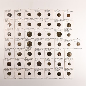Ancient Roman Imperial Coins - Mixed Bronze and Silver Coin Group [50]