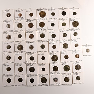 Ancient Roman Imperial Coins - Mixed Bronze Coin Group [50]