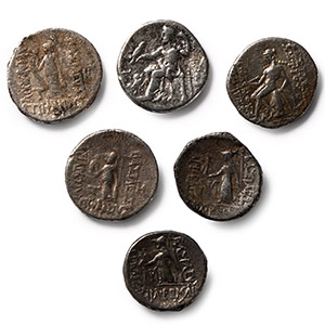 Ancient Greek Coins - Mixed Silver Drachm Group [6]