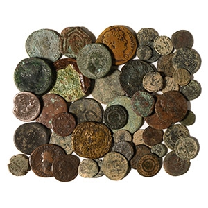 Ancient Roman Imperial Coins - Mixed Bronze Coin Group [48]