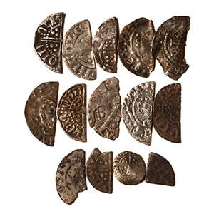 English Medieval Coins - Mixed Silver Medieval Fraction Group [13]