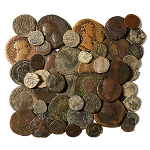 Ancient Roman Imperial Coins - Mixed Bronze Coin Group [48]
