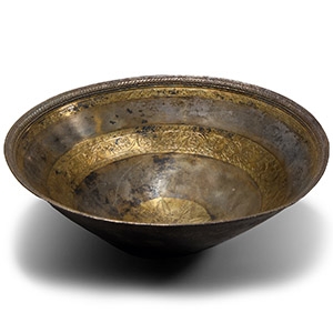 Hellenistic Decorated Silver-Gilt Bowl