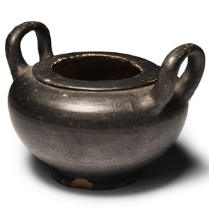Greek Apulian Blackware Pyxis