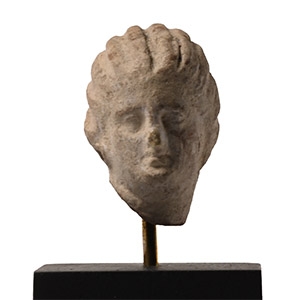 Greek Tanagra Terracotta Head of Aphrodite