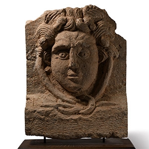 Eastern Roman Stone Relief of Medusa