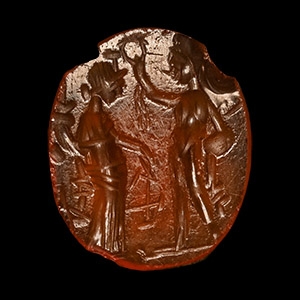 Roman Carnelian Figural Gemstone