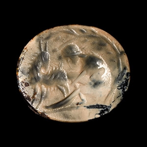 Roman Figural Carnelian Gemstone