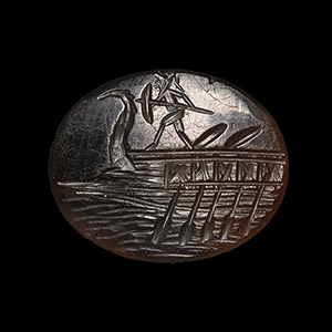 Agate Gemstone with Galley