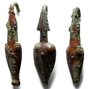 Etruscan Bronze Armoured Belt Hook Collection
