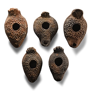 Byzantine Terracotta Slipper Lamp Collection