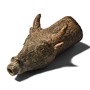 Western Asiatic Bull-Headed Bronze Spout
