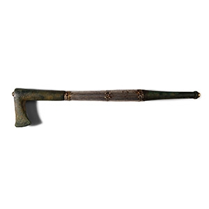 Elamite Ceremonial Axe with Silver Sleeve