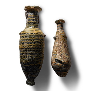 Greek Core-Formed Glass Vessel Group