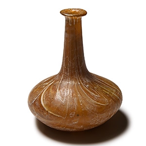 Roman Marbled Amber Glass Vase