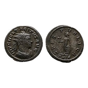 Ancient Roman Imperial Coins - Tacitus - Spes AE Antoninianus