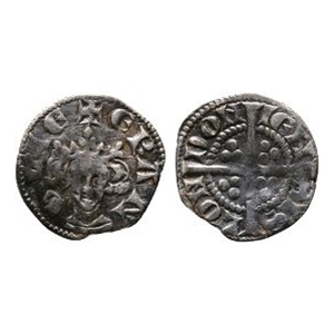 English Medieval Coins - Edward I - London - AR Farthing