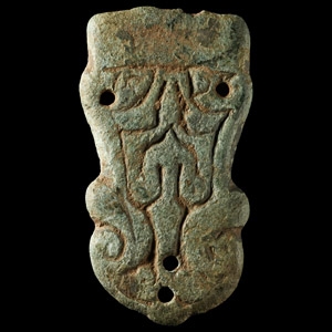 Baltic Viking Bronze Strap End