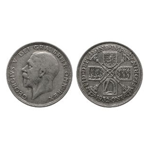 English Milled Coins - George V - 1932 Florin