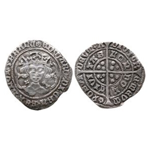 English Medieval Coins - Edward IV - London - AR Groat