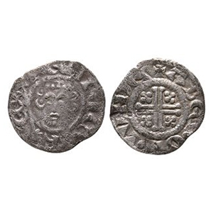 English Medieval Coins - Henry III - London / Abel - AR Short Cross Penny
