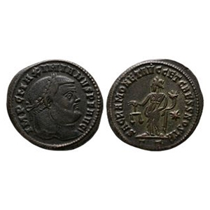 Ancient Roman Imperial Coins - Maximianus - Moneta AE Follis