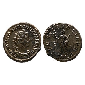 Ancient Roman Imperial Coins - Maximianus - Hercules AE Follis