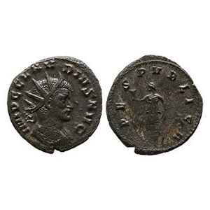 Ancient Roman Imperial Coins - Claudius II Gothicus - Spes AE Follis