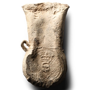 Medieval Lead Pilgrims Holy Water Ampulla