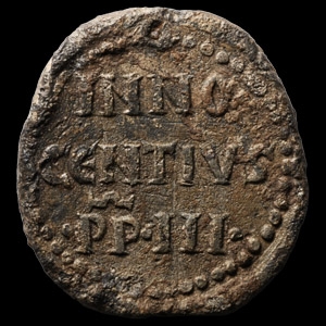 Medieval Innocent III Lead Papal Bulla