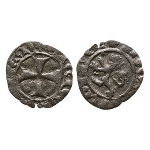 Crusader Issues - Lusignan Kingdom of Cyprus - James I - AR Billon Denier