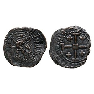 World Coins - Crusader Issues - Lusignan Kingdom of Cyprus - James II - AE Sezin