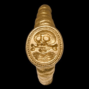 German Memento Mori Signet Ring