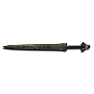 Amarlu Bronze Dagger with Bell-shaped Pommel